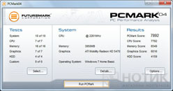 ������� ASUS K42Jr :  ���� Futuremark PCMark 04