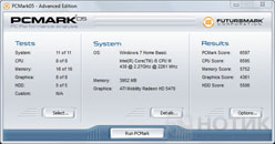 ������� ASUS K42Jr :  ���� Futuremark PCMark 05