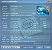 ������� Asus P52J� : Everest cpuid core 1 test