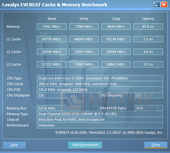  Asus B53F :  Everest: Cache & Memory Test