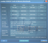 ������� Asus B53F : ���� Everest: Cache & Memory Test