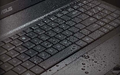 ASUS B53 Series� spill-proof keyboard technology