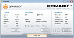 ������� Asus B53F : ���� Futuremark PCMark 04
