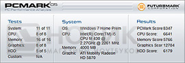 MSI GX740 PCMark05