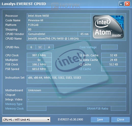 ASUS Eee PC 1008P 
