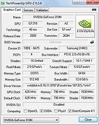 Samsung R580 VGA test