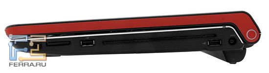 ������ ����� Dell Studio 1747: FireWire, ����-�����, ��� USB, ������ �������, ���� ����������� �������