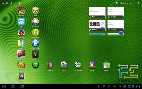    Android 3.0 Honeycomb