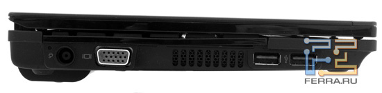 ����� ����� HP Mini 5103: ������ �������, D-SUB, ��� USB