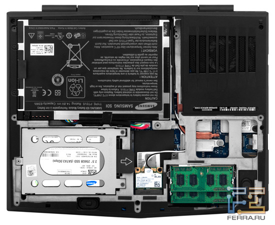 ���������� ���������� Dell Alienware M11x