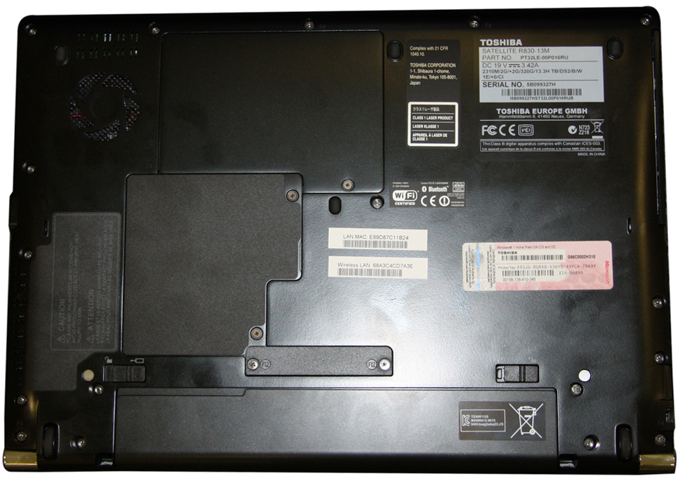 Toshiba Satellite R830