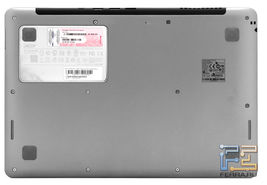 ��������� ������ Acer Aspire S3