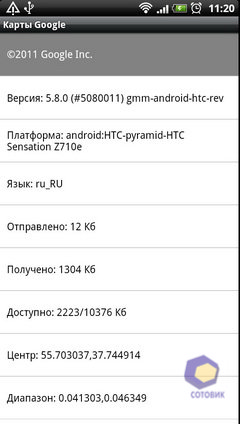 ��������� HTC Sensation