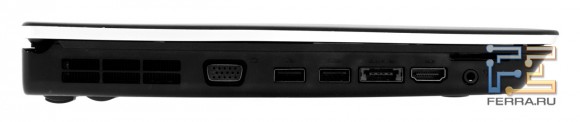 ����� ����� Lenovo ThinkPad Edge E425: D-SUB, ��� USB, eSATA, HDMI, ����� �����, ����-�����