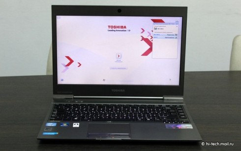 ����� Toshiba Portege Z830: ������ ���������
