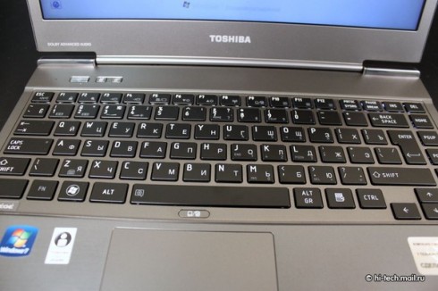 ����� Toshiba Portege Z830: ������ ���������
