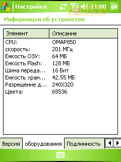 HTC P3300 (Artemis)