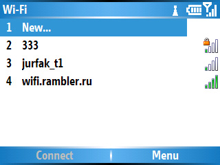 Wi-Fi � ���� �� ������� Samsung Ultra Messaging i600 � HTC S650 (Cavalier)