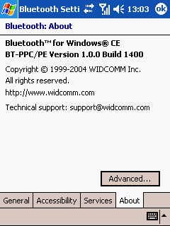 ����� HP iPAQ h6340 - Bluetooth