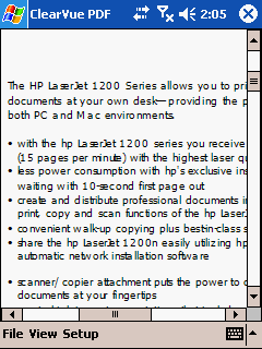 ����� HP iPAQ h6340 - ClearVue PDF