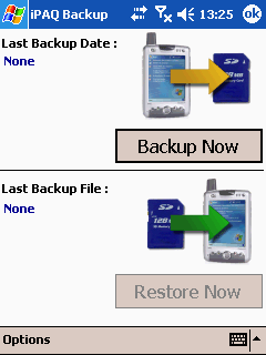 ����� HP iPAQ h6340 - iPaq Backup