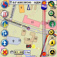 PocketGPS Pro Moscow �� ������ HP iPAQ hw6515