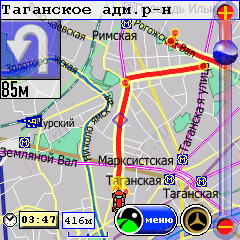 PocketGPS Pro Moscow �� ������ HP iPAQ hw6515