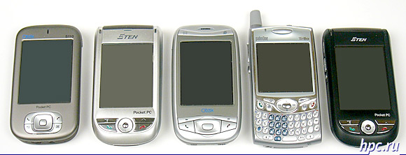 Qtek s110, E-Ten M500, Qtek 9100, Palm Treo 650 � E-Ten M600