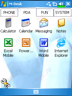 E-Ten M600: ������� M-Desk