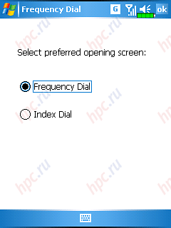 E-Ten G500:    -  Frequency Dialing