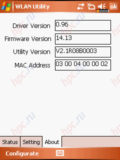 E-Ten Glofiish X500: Wi-Fi-�����