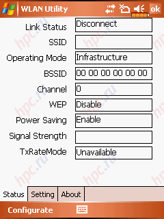 E-Ten X500 Glofiish: Wi-Fi-�����