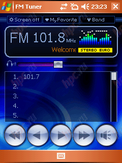 E-Ten X500 Glofiish: FM-�����