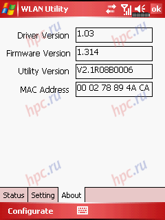 Glofiish M700: Wi-Fi