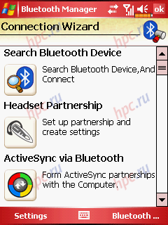 Glofiish M700: Bluetooth-�����