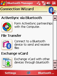 Glofiish M700. ���������� Bluetooth ������������