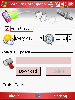 Glofiish M700. Satelitte Data Update